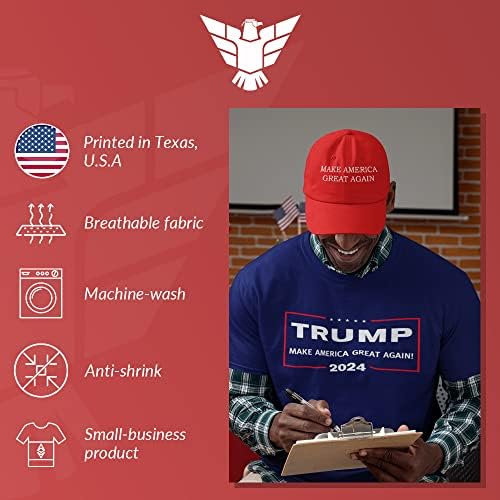 GunShowTees face America Mare din nou Trump 2024 Maga Shirt