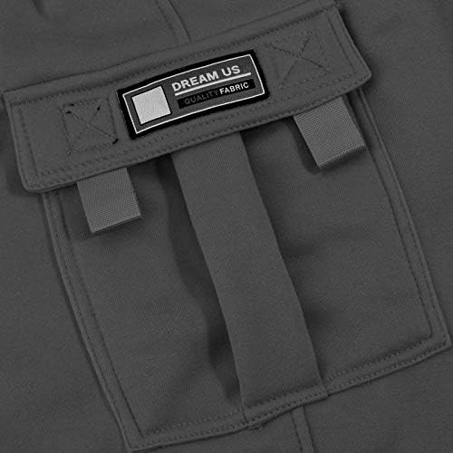 Pantaloni de lounge pentru antrenament pentru bărbați suiqu cu buzunare cu talină elastică talie de bumbac Culoare solidă pantaloni