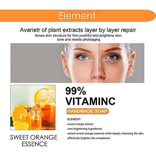 Losu Elements vitamina C sapun, elemente vitamina C Sapun de albire, elemente vitamina C sapun manual, 99% vitamina C sapun,