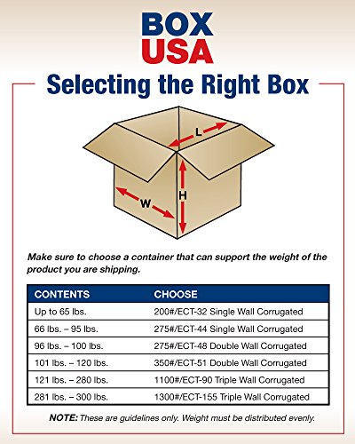 Cutie SUA 15 pachet de cutii de carton ondulat cu perete dublu, 18 L x 14 L x 10 H, Kraft, transport, Ambalare și Mutare