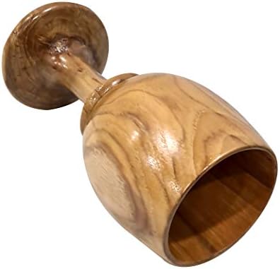 collectiblesBuy mână-a făcut din lemn masiv vin pocal băut Cupa Bucatarie Accesorii decorative pocal Cupa
