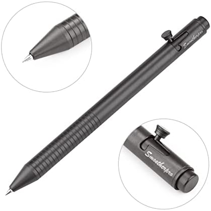 SMOOTHERPRO Titan Bolt acțiune Pen retractabil gel pen compatibil cu Pilot G2 Refill ușoare subțire forma pentru EDC buzunar
