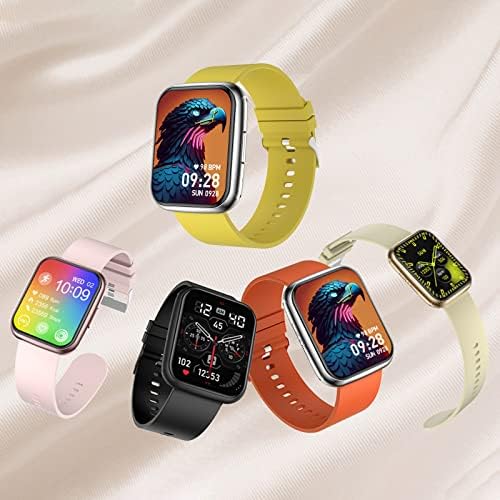 BZDZMQM Smart Watch, Smartwatch 1.91 pentru telefoane iOS Android, ritm cardiac, monitorizare exactă a sângelui, ajutor pentru