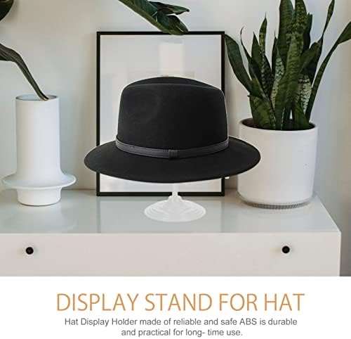 Doitool Mens pălării bijuterii titularul Stand 2pcs metal peruca Stand titularul pălărie Stand display Hat titularul metal