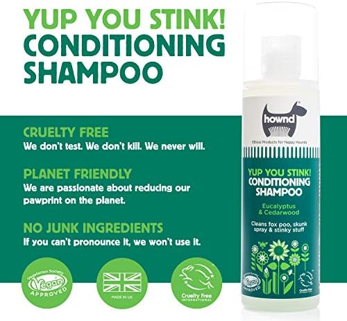 ce pute! Șampon de condiționare pentru câini mirositori-cu eucalipt și lemn de cedru-murdărie, formulă de curățare profundă
