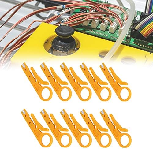 Instrument de dezbrăcare a sârmei, tăietor de sârmă, 10 pcs stripper de sârmă multifuncțională mini cabluri cu cablu de decupare
