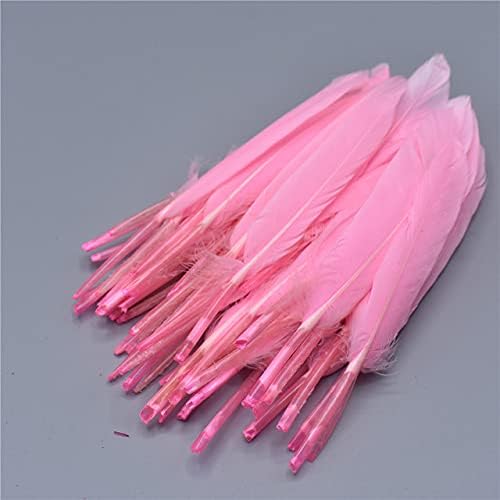Zamihalaa - pene de rață pentru meșteșuguri pene 10-15cm/4-6 Inch roz alb negru fazan pene DIY bijuterii accesorii Decorative-20