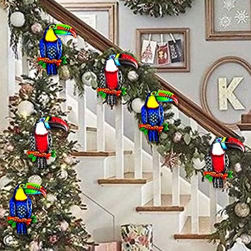 Crystal Sky Display 2pcs Crăciun pandantiv decorare acasă pandantiv decorare artizanat produse metalice cadou pentru mama în