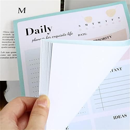 Planificator zilnic pentru a face liste Planificator de notă lacrimă Planificator de birou Planificator Notepad Program zilnic