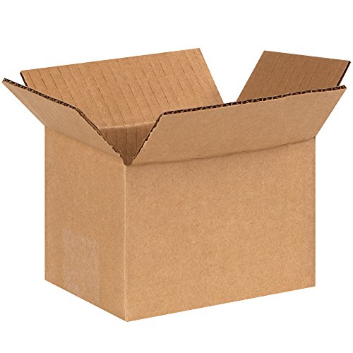 Cutii de carton ondulat reciclabile Aviditi, 6 L x 4 L x 4 H, maro/Kraft, ambalare ecologică și soluție de expediere