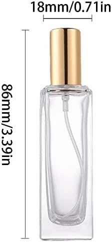 Sticle de parfum de 10 ml Mini Reumple sticlă Reumple de sticlă Sticlă de călătorie portabilă cu recipient gol pentru pulverizare