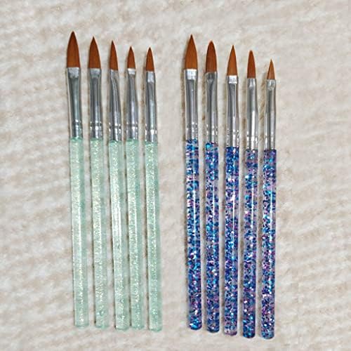 Lmmddp 5 PC -uri/set pensule de unghii noi gravură punctting desen pictură gel sculptură pen acrilic frumusețe unghii arta
