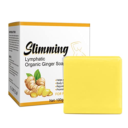 săpun Cgify Ginger Bar, săpun Organic de ghimbir pentru slăbire, ajută la vindecarea drenajului, întinerirea pielii și promovarea