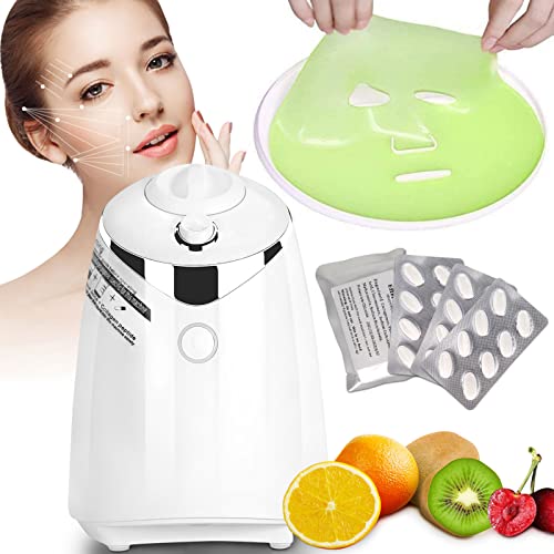 NDLLGOF fructe Face Mask Maker Machine - DIY legume Facial Pack Machine Kit cu pastile de colagen Smart Automatic Face Cream