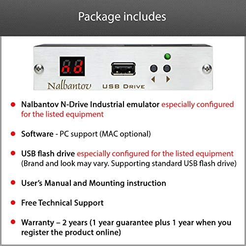 NALBANTOV USB Floppy Drive emulator N-Drive industriale pentru Lucas CNC