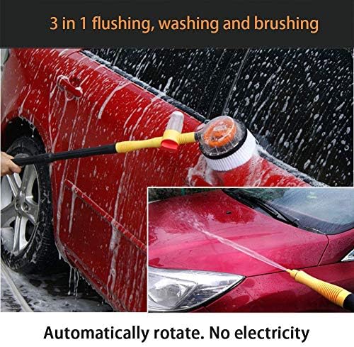 DSJ Car Automatitive Roting Curățarea periei Reglate Lungime Reglată Presiune Spray Instrument de curățare cu SOAP pentru spălare,