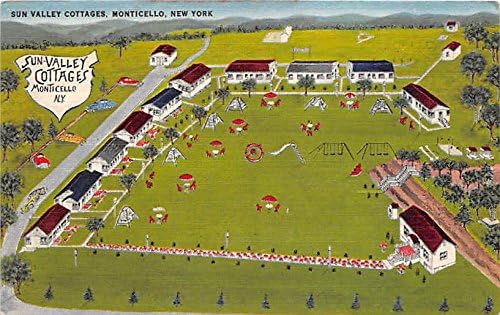 Monticello, Carte poștală din New York