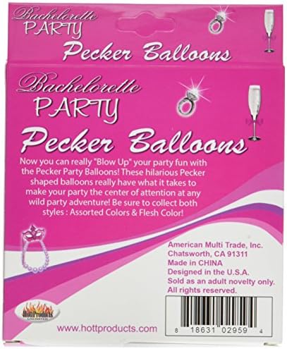 Hott Produse Nelimitat 53712: Baloane Pecker Culori Asortate