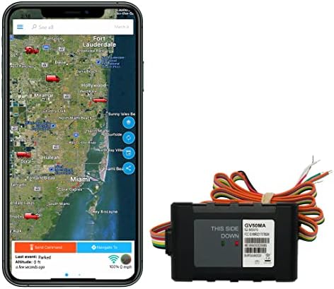 Optimus GV50MA Tracker GPS cu fir pentru mașini și camioane