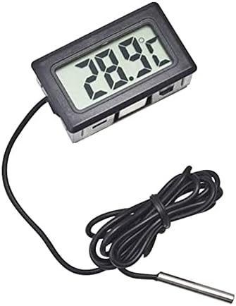 KOqwez33 mini LCD digital Acvariu termometru instrument de măsurare a temperaturii cu negru