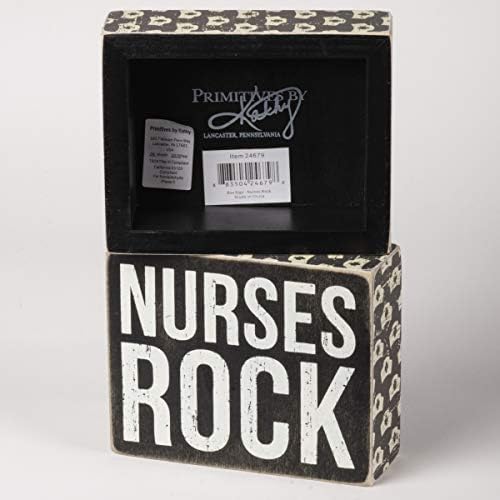 Primitive de Kathy 24679 Semn de cutia de tipărire a capacului, Nurses Rock
