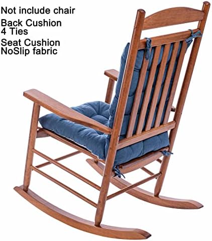 Perna de balansoar pomiu, perne de scaun, spate premium, spate și pernă de scaun, alunecare de skid, tampoane pentru scaune