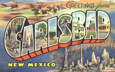 Carlsbad, New Mexico Card poștal