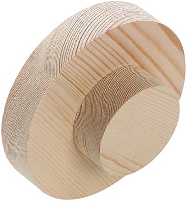 Anncus Fashion Hat Formă Brățări din lemn solid Suport pentru suport pentru lemn bijuterii din lemn Suport pentru păr suport