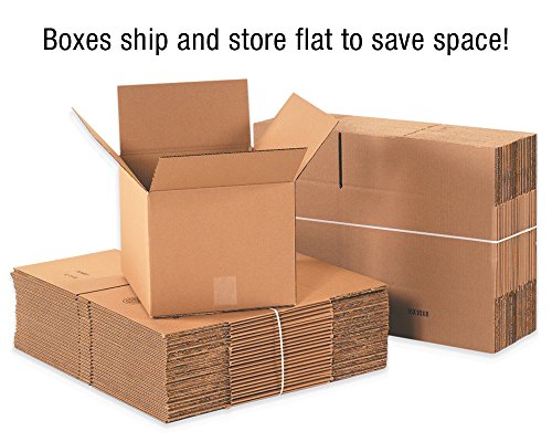 Cutie SUA 10 pachet de cutii înalte din carton ondulat, 20 L x 20 L x 48 H, Kraft, transport, Ambalare și Mutare