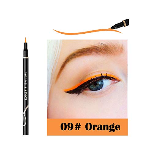 DNM Cat Eye machiaj impermeabil Neon Colorat lichid Eyeliner Pen Make Up Comedics de lungă durată ochi negri linie creion machiaj