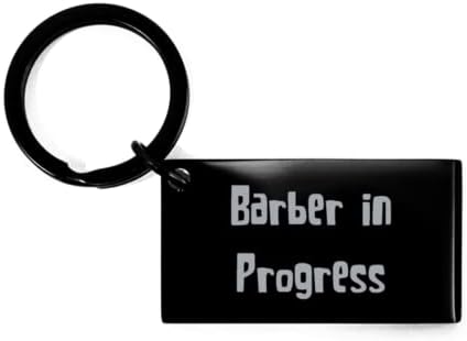 Idee unic Barber Keychain, Barber în curs, cadouri pentru colegi, prezent de la Boss, pentru Barber