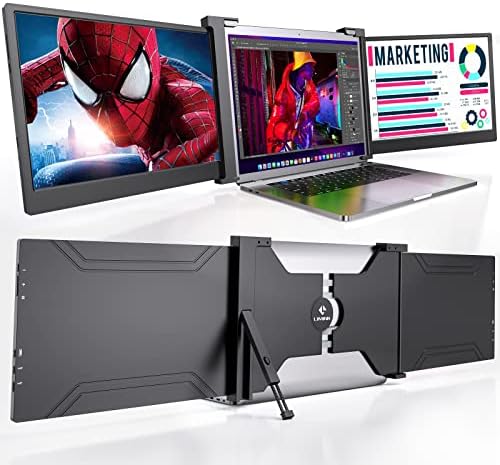 Monitor triplu portabil, Extender pentru Monitor laptop LIMINK S19 pentru laptopuri de 14-17, Extender pentru ecran Laptop