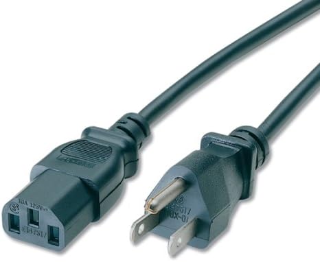 Cablu de alimentare C2G, Cablu de alimentare Universal, 2 sloturi nepolarizate, 14 AWG, negru, 6 picioare, Cabluri to Go 27398