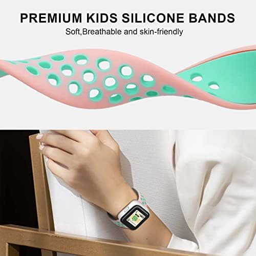 Bandkids compatibil cu bandă de ceasuri pentru copii Syncup, Band Band Band Silicon Sport Band pentru Syncup Kids Watch for