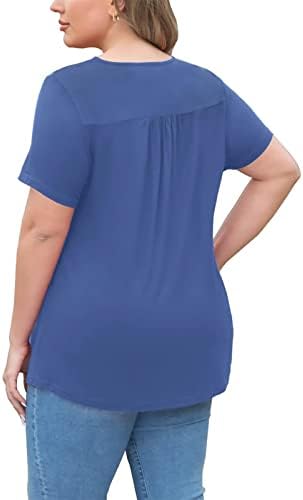 Camasi camuflaj Maneca lunga pentru femei Oversize vara Top maneca scurta dantela plisate Plus Dimensiune bluze pentru femei