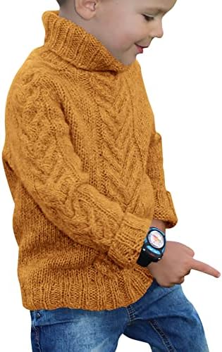 Balizko pentru băieți pentru băieți pentru copii tricot twit twist ustleneck cu pulovere de pulovere de iarnă de iarnă pentru