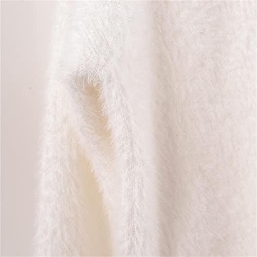 Fragarn plus dimensiuni pulovere pentru femei, doamnelor de iarnă Solid Color Plush pulover cu mânecă lungă Pulover Casual