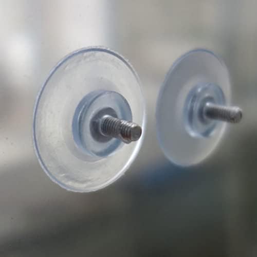 Angoily 6pcs șuruburi șurub coliziune înlocuiri tampoane de aspirație placă birou ușă Licență masă transparentă pânză PVC Top
