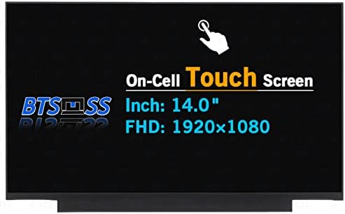 BTSSELSS 14 Înlocuire LCD pentru Lenovo 14E 81MH Seria Chromebook 5D10S75184 B140HAK03.4 R140NWF5 RC RC ECHIPUL TOUNGE TOUCH