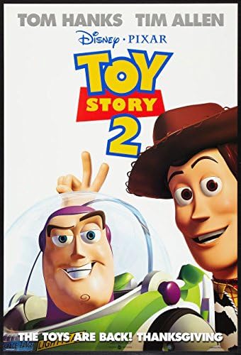 Povestea jucăriilor Disney 2 - 18.5x27 Poster de film promoțional original - Rare Tom Hanks