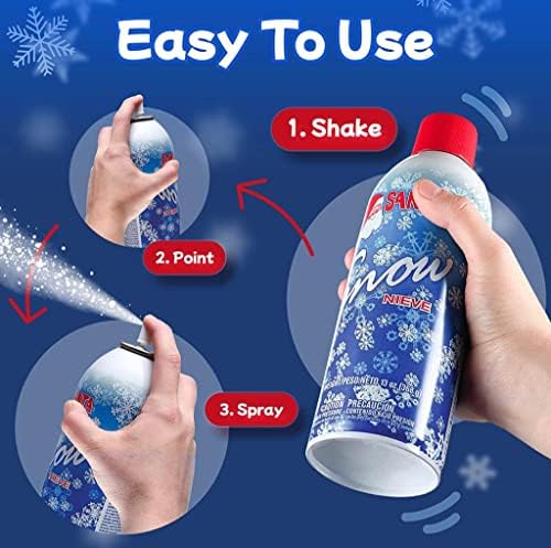 Spray De Zăpadă Moș Crăciun Artificial Can18 Oz Copac Vacanță Iarnă Fals Petrecere Spray