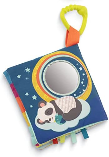 B. Baby - Soft Baby Book - Carte de pânză interactivă pentru bebeluși - Caracteristici senzoriale - jucărie de dezvoltare -