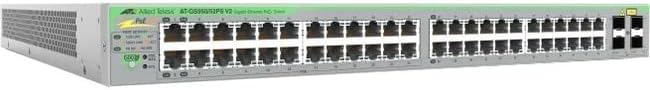 Telesis Aliat - AT -GS950/52PS V2-10 GS950/52PS V2 Ethernet Comutator - 48 Porturi - Gestionate - Gigabit Ethernet - 10/10/1000Base