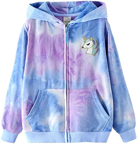 Julerwoo Toddler & Kids Cotton Hanlourshirts Girls 'Hoodie Dinosaur Unicorn Pullover Tops 2-12 ani