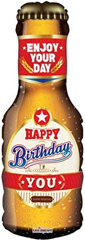 Sticlă de bere la mulți ani 36 '' Mylar baloon pentru ziua de naștere decorațiuni pentru petreceri
