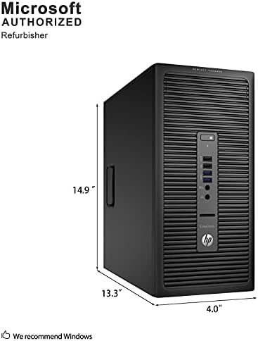 HP EliteDesk 705 G1 Tower Business Desktop PC, AMD A4 PRO-7300B până la 4.0 GHz, 4G DDR3, 500g, DVDRW, WiFi, BT, DP, VGA, Windows