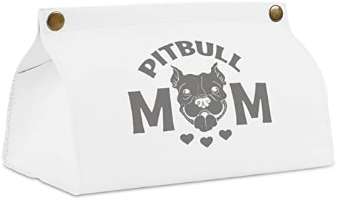 Pitbull Mom Tissue Cutie Holder Cover Organizator Distribuitor de hârtie pentru șervețel pentru șervețel de hârtie facială