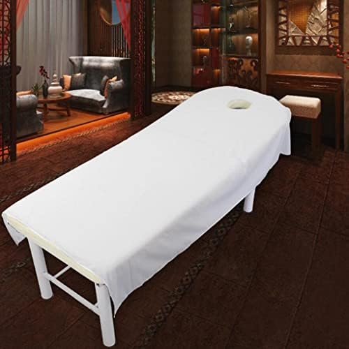Barenx 2pcs 80 * 190cm Cosmetic Beauty Sheet Spa Masaj Masaj Capac de masă Grey/White