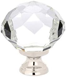 Diamant Cristal Buton Finisaj: Nichel Luminos