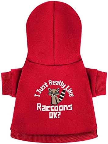 Amuzant Raccoon One Piece Costum Costum Costum pentru animale de companie cu accesorii pentru animale de companie pentru cățeluși